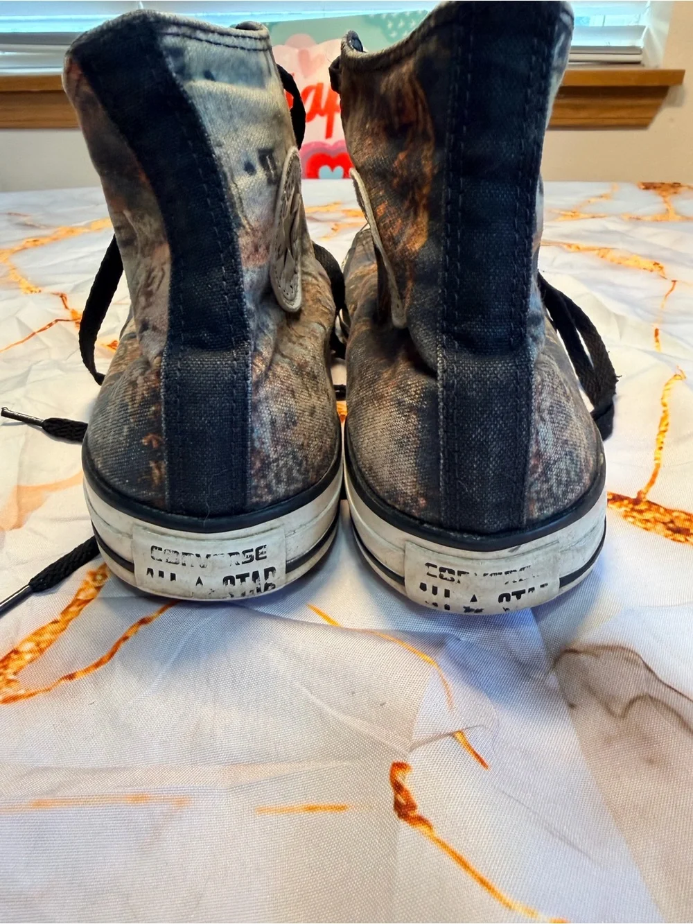 2014 Black Sabbath Converse all Stars size 9 1/2